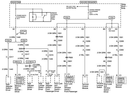 2002 Chevy Trailblazer Power Seat Wiring Diagram