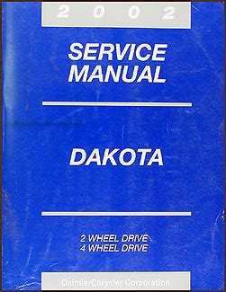 2002 Dodge Dakota An Original Service Manual