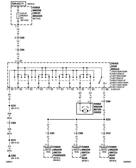 2002 Dodge Ram 1500 Power Window Wiring Diagram