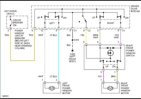 2002 Dodge Stratus Power Window Switch Wiring Diagram