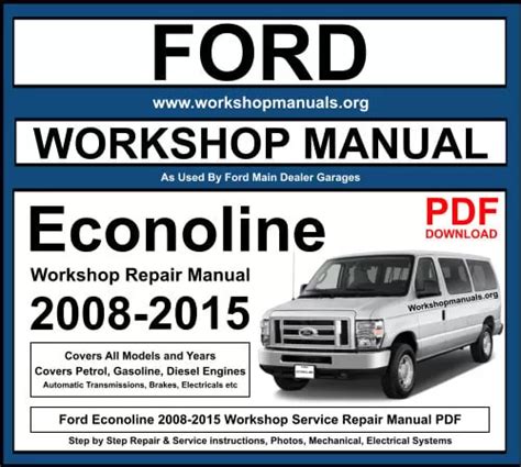 2002 Ford E 350 Econoline Service Repair Manual Software