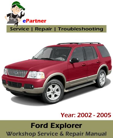 2002 Ford Explorer Service Repair Manual Software