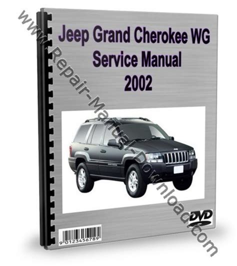 2002 Jeep Grand Cherokee Service Repair Workshop Manual Instant Download