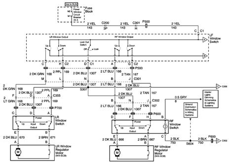 2002 Monte Carlo Window Diagram Wiring Schematic