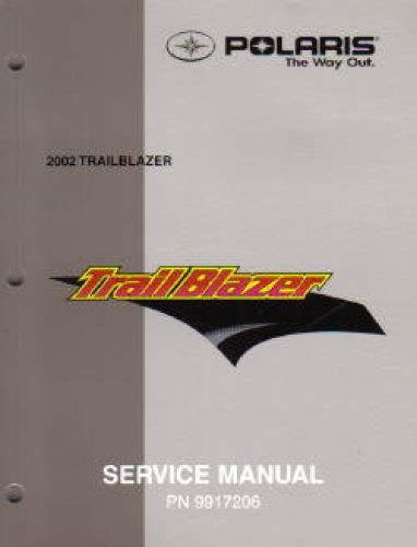 2002 Polaris Trail Blazer 250 Atv Repair Manual
