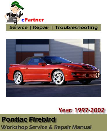 2002 Pontiac Firebird Service Repair Manual Software