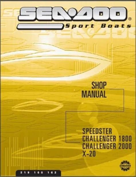 2002 Seadoo Sea Doo Jet Boats Service Repair Workshop Manual Download Volume 1