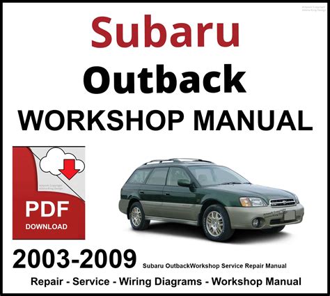 2002 Subaru Legacy Outback Service Repair Workshop Manual Download