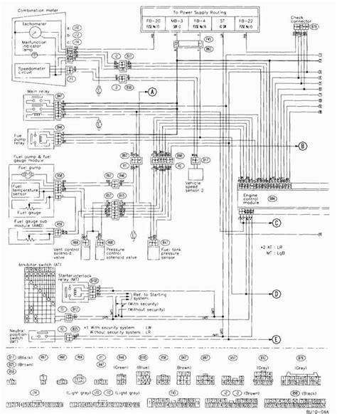 2002 Subaru Outback Heater Wiring Diagram