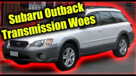 2002 Subaru Outback Manual Transmission Problems