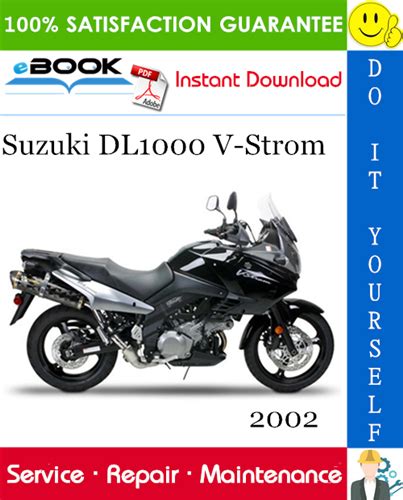 2002 Suzuki Dl1000 V Strom Motorcycle Service Manual