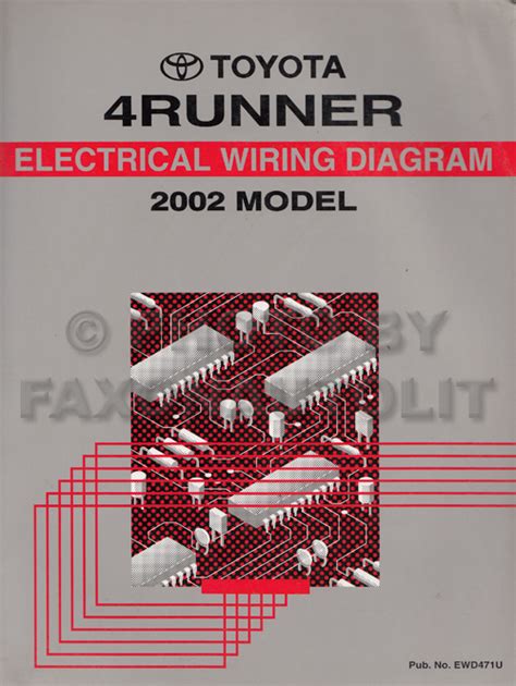 2002 Toyota 4runner Manual and Wiring Diagram