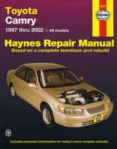 2002 Toyota Camry Service Repair Manual Software