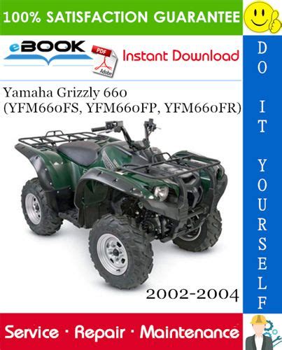 2002 Yamaha Yfm660fp Grizzly Atv Service Repair Workshop Manual Download