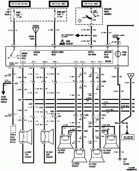 2002 chevy tahoe speaker wire diagram 