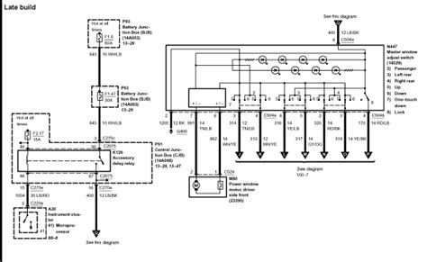 2002 ford explorer power window wiring diagram 