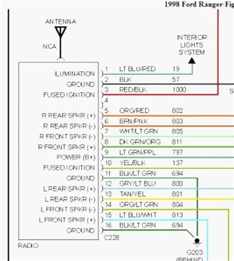 2002 ford focus stereo wiring diagram 