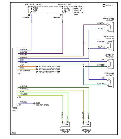 2002 honda civic radio wiring diagram 