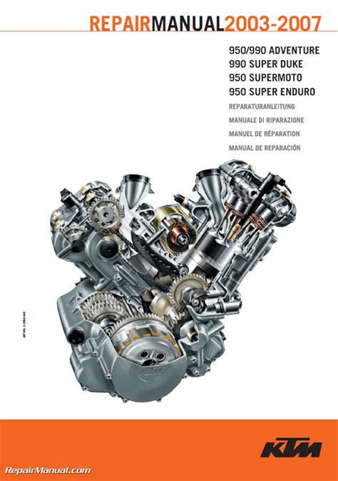 2003 2004 2005 2006 2007 2008 Ktm 950 990 Engine Service Repair Manual