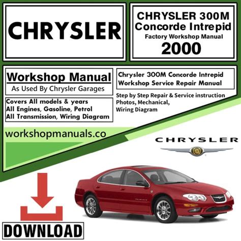 2003 2004 Chrysler 300m Chrysler Concorde Dodge Intrepid Workshop Service Manual