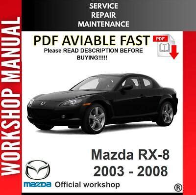 2003 2004 Mazda Rx 8 Rx8 Workshop Service Repair Manual Download