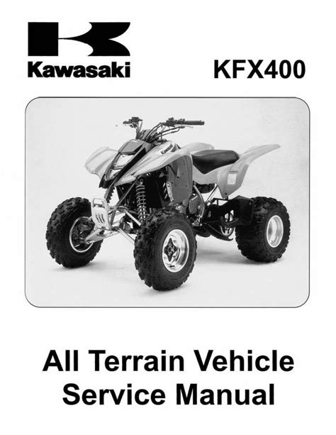 2003 2008 Kawasaki Kfx 400 Kfx400 Repair Service Manual Atv Pdf Download