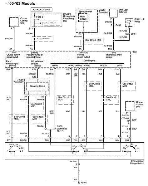 2003 Acura Transmission Wiring Diagram