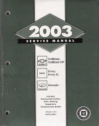 2003 Chevrolet Trailblazer Service Manual