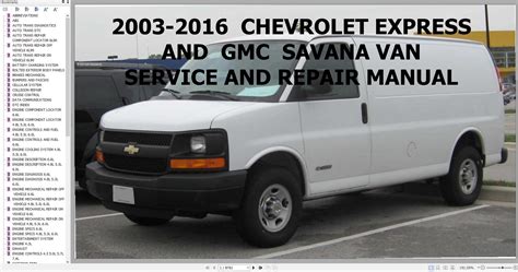 2003 Chevy Express Van Owners Manual