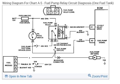 2003 Chevy Tahoe Fuel Pump Relay Wiring Diagram