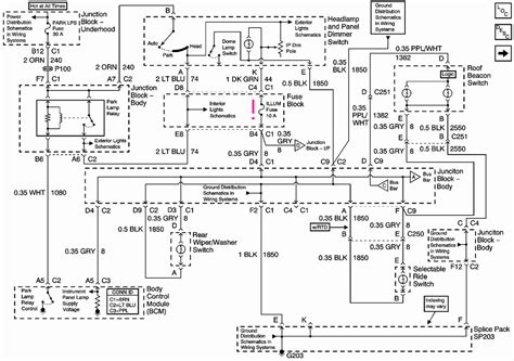 2003 Chevy Tahoe Instrument Cluster Wiring Diagram