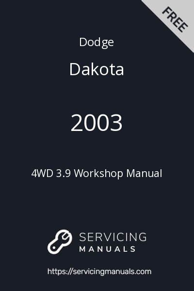 2003 Dodge Dakota Repair Manual Ebook