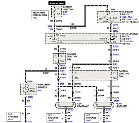 2003 F250 Headlight Wiring Diagram