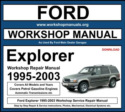 2003 Ford Explorer Service Repair Manual Software