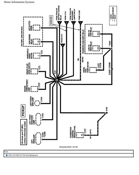 2003 Ford F650 750 Manual and Wiring Diagram