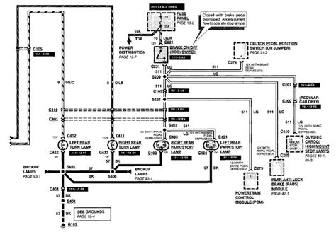 2003 Ford Ranger Wiring Diagram For Brake Lights