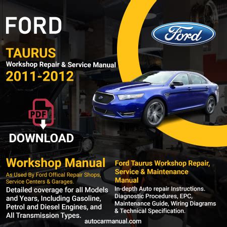 2003 Ford Taurus Workshop Service Repair Manual