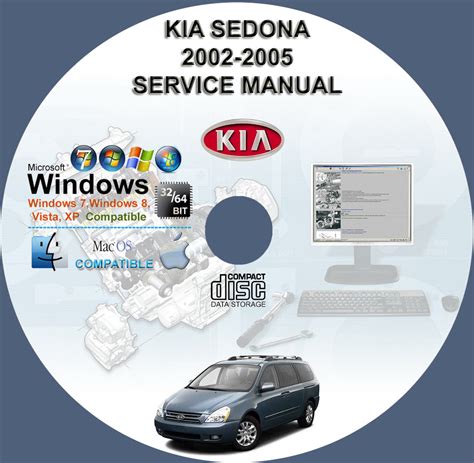 2003 Kia Sedona Service Repair Manual Software