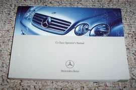 2003 Mercedes Benz Cl Class Cl600 Sport Owners Manual