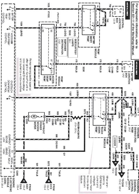 2003 Mercury Sable Radio Wiring Diagram Schematic