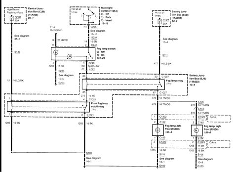 2003 Mustang Fog Light Wiring Diagram