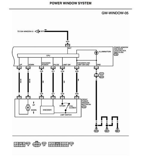 2003 Nissan Altima Power Window Wiring Diagram