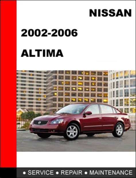 2003 Nissan Altima Repair Service Manual