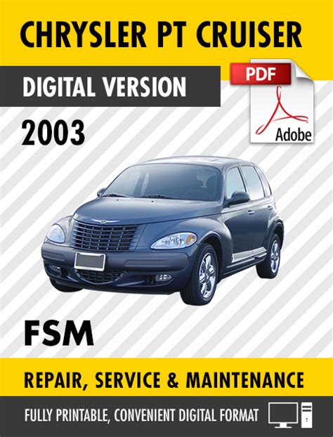 2003 Pt Cruiser Factory Service Manual Download