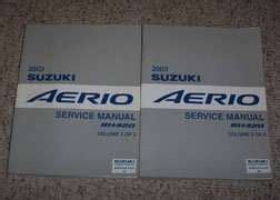 2003 Suzuki Aerio Service Repair Manual Software