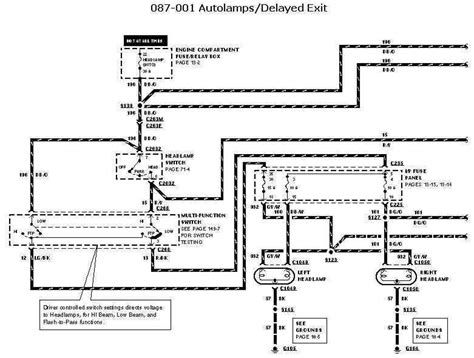 2003 Taurus Headlight Wiring Diagram