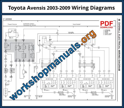 2003 Toyota Avensis Side Skirt Manual and Wiring Diagram