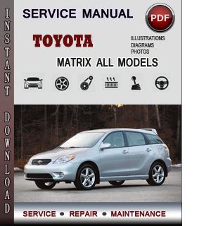 2003 Toyota Matrix Service Repair Manual Software