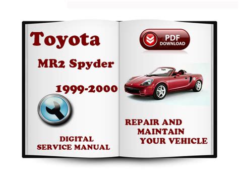 2003 Toyota Mr2 Spyder Service Repair Manual Software