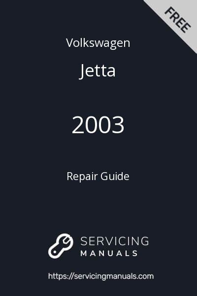 2003 Volkswagen Jetta Repair Manual